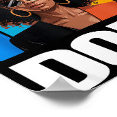 Unverblümt Retro Schwarze Frau Poster (Ecke)