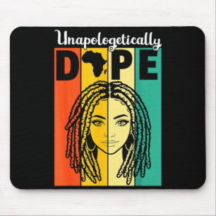 Unverblümt Schwarze Geschichte Locd Frau Mädchen F Mousepad