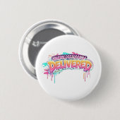 Unverblümt Zugestellt Button (Vorne & Hinten)