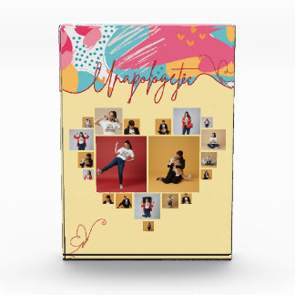 Unverblümte Personalisierte Feminine Fotocollage Fotoblock