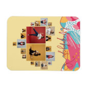 Unverblümte Personalisierte Feminine Fotocollage Magnet (Horizontal)