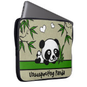 Unverdächtiger Panda Laptopschutzhülle (Vorne Rechts)