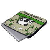Unverdächtiger Panda Laptopschutzhülle (Vorne Knopf)