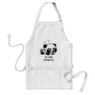 Unverdächtiger Panda Schürze