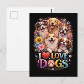 Unverfälschte Liebe Postkarte (Vorne/Hinten)