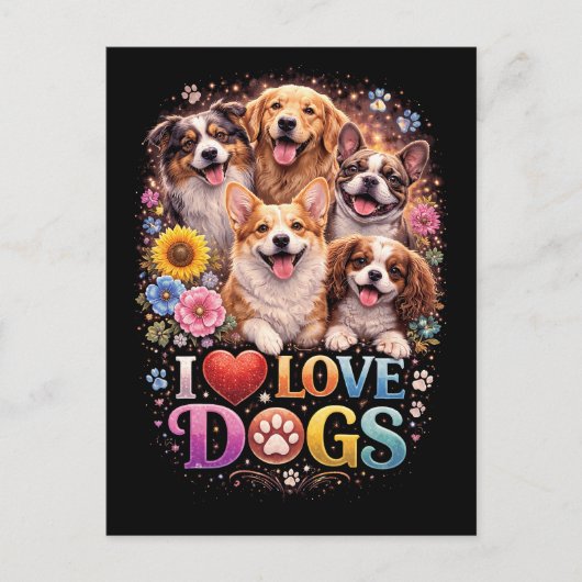 Unverfälschte Liebe Postkarte (Vorderseite)