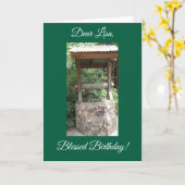 Unvergesslich, die Geburtstagskarte der Tochter Karte (Gelbe Blume)