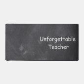 Unvergessliche Chalkboard-Klassendekoration Schreibtischunterlage (Vorderseite)