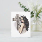 Unvergessliche Sinner Vampire Postkarte (Stehend Vorderseite)