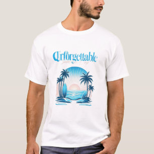 Unvergessliche Sommer Tage – Tropische Strand Vibe T-Shirt