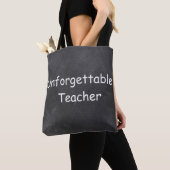 Unvergessliche Teacher Chalkboard Design Geschenk Tasche (Von Nahem)