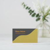 "Unvergessliche Visitenkarten mit einem einzigarti Visitenkarte (Stehend Vorderseite)