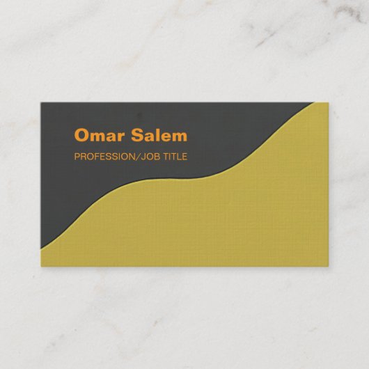 "Unvergessliche Visitenkarten mit einem einzigarti Visitenkarte (Vorderseite)