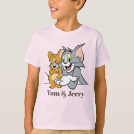 Unvergessliches Duo: Tom und Jerry's Antik T-Shirt