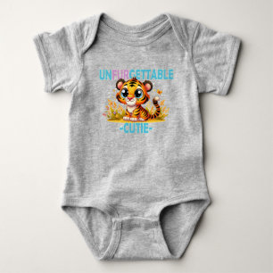 Unvergessliches Süßes Wortspiel. Baby-Tiger Cartoo Baby Strampler
