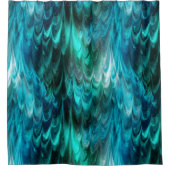 unvergleichlicher Kelpie Teal : Duschvorhang (Vorderseite)
