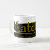 UNVERGLEICHLICHES, VINTAGES MOTORRAD-EMBLEM KAFFEETASSE (Vorderseite Links)