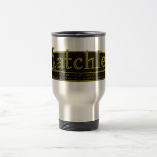 UNVERGLEICHLICHES, VINTAGES MOTORRAD-EMBLEM REISEBECHER