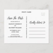 Unverkennbar | Save the Date Postkarte (Rückseite)