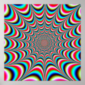 "Unverkennbare psychoaktive Intensität" Poster (Vorne)