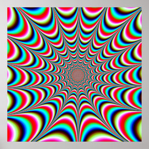 "Unverkennbare psychoaktive Intensität" Poster