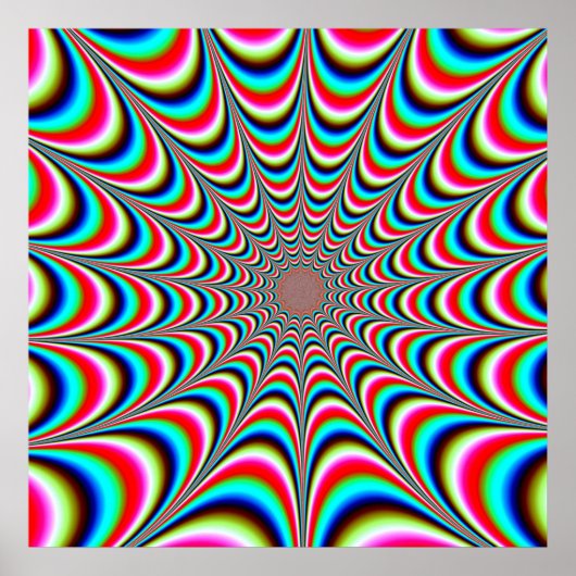 "Unverkennbare psychoaktive Intensität" Poster (Vorne)