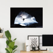 Unverkettet 36" x 22,5" poster (Heimbüro)