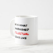 unvermindert intellektuell kaffeetasse (Vorderseite Links)