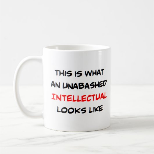 unvermindert intellektuell kaffeetasse (Links)