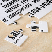 Unvernünftiger Frauen-Fortschritt G.B. Shaw Quote Puzzle (Seite)