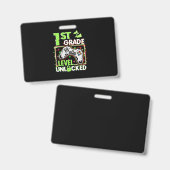 Unverriegelte 1. Stufe Ausweis (Vorder- & Rückseite)