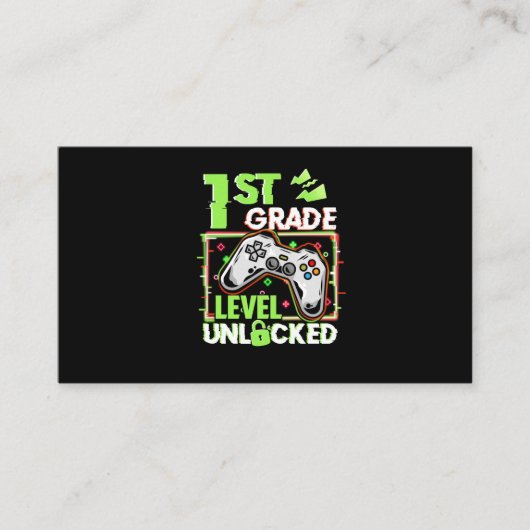 Unverriegelte 1. Stufe Visitenkarte (Vorderseite)