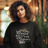 UNVERSAGT LIEBE Bibel Psalm Christliche Frauen Sch Sweatshirt
