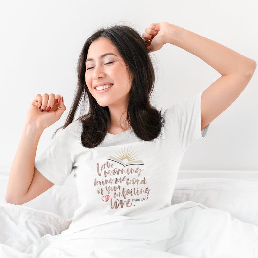 UNVERSAGT LIEBE Psalm Bibel Verse Christliche Frau T-Shirt