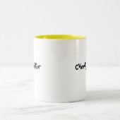 Unverschämt bummeln Sie Zweifarbige Tasse (Mittel)