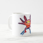 Unverschämte Axolotlentwurfs-Tasse Kaffeetasse (Vorderseite Links)