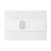 Unverschämte Bad-Bomben-oder Seifen-Aufkleber Einladungsbanderole (Rückseitenbeispiel)