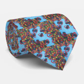 Unverschämte blaue Krawatte (Gerollt)