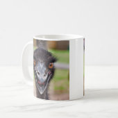 Unverschämte Emu-Kaffee-Tasse Kaffeetasse (Vorderseite Links)