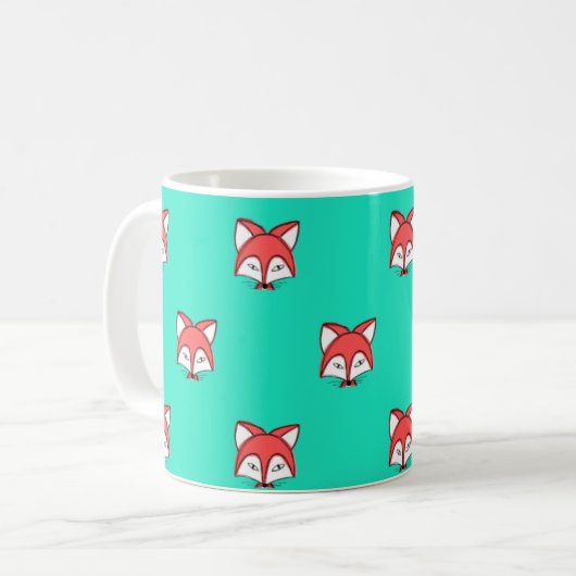 unverschämte Fuchs-Tasse Kaffeetasse (Vorderseite Links)