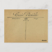 Unverschämte Hahn Postkarte (Rückseite)