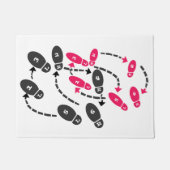 Unverschämte Tanzschritte Fußmatte (Vorderseite)