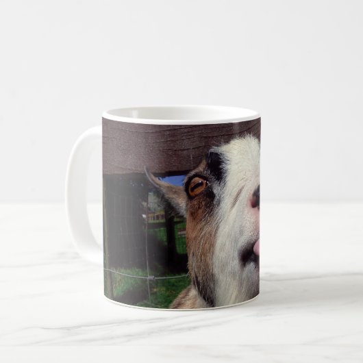 Unverschämte Ziegen-Tasse Kaffeetasse (Vorderseite Links)