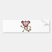 Unverschämter Affe Autoaufkleber (Vorne)