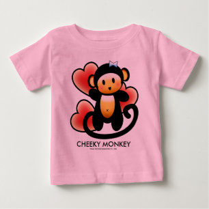 Unverschämter Affe Baby T-shirt