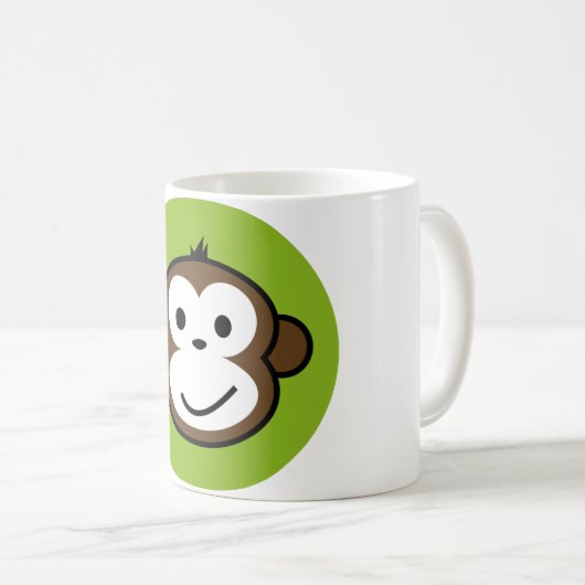 Unverschämter Affe Kaffeetasse (VorderseiteRechts)
