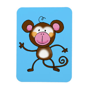 Unverschämter Affe Magnet