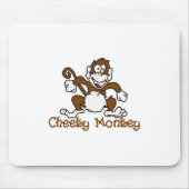 Unverschämter Affe Mousepad (Vorne)