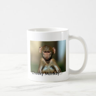 Unverschämter Affe - niedliche Kaffeetasse