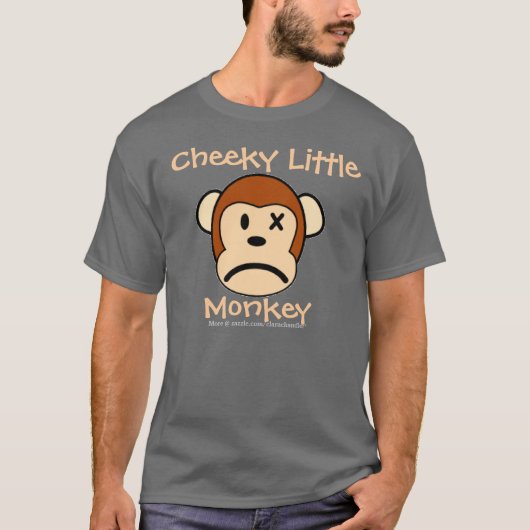 Unverschämter Affe T-Shirt (Vorderseite)